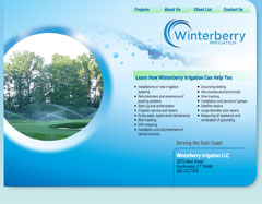 Website for a New England irrigation company