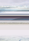 Landscape abstraction: Klein Basel and Railway Station, foggy day; with photographic additions