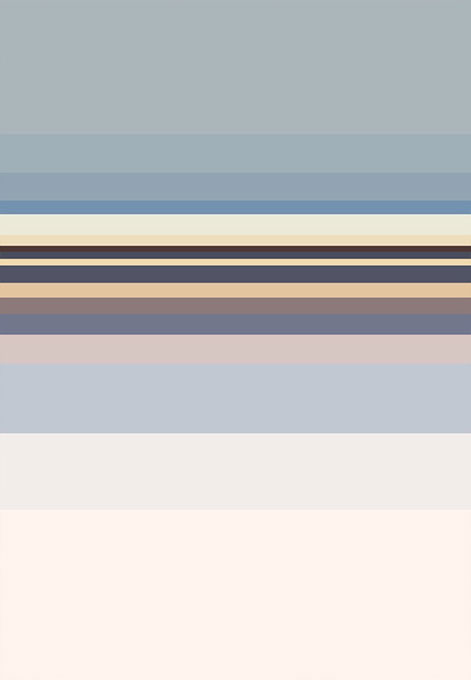 Landscape abstraction: Klein Basel and Railway Station, daytime