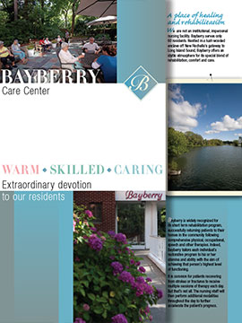Pocket folder for Bayberry Care Center.