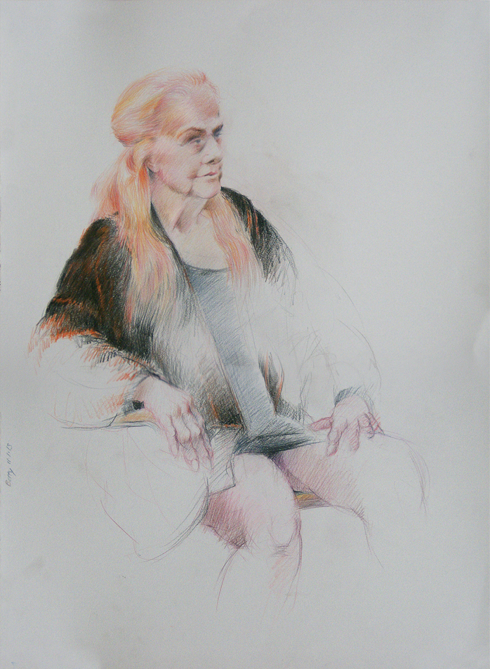 Costumed female full-length figure