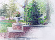 Landscape on Dartmouth College campus