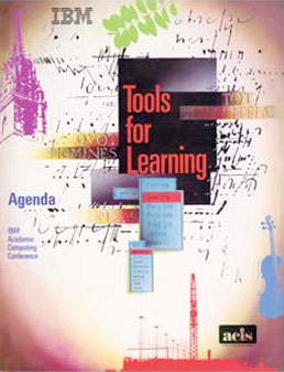 Cover illustration for education lecture listings.