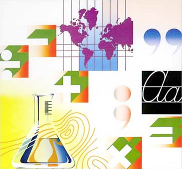 Cover illustration for IBM educational software.