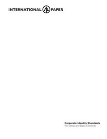 Branding: graphic standards manual for International Paper.