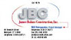 Stationery for a construction company: business card.