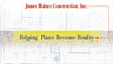Stationery for a construction company: business card, reverse side.