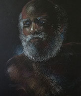 Portrait of Jesse, colored pencils