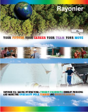 College recruiting package for a forest products company.