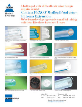 Sell sheet for medical tubing products.